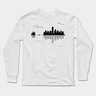 Mirror City and Nature Long Sleeve T-Shirt